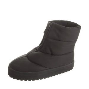 Black Comfy Padded Gia Borghini Puffer Snow Boots
